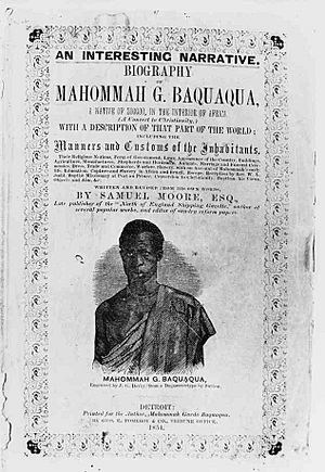 Biography of Mahommah G. Baquaqua