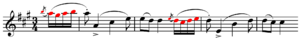 Boccherini Minuet anacrusis