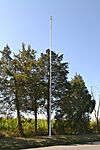 Brevet-Lieutenant William Brooke Rawle Memorial Flagpole.jpg