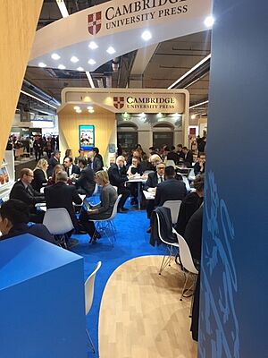 Cambridge University Press's stand at the Frankfurt Book Fair 2018