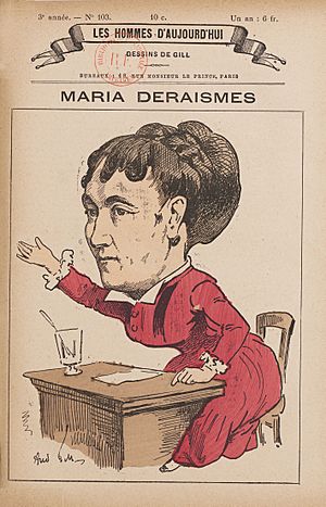 Caricature 09265 Maria Deraismes