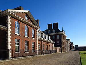 Chelsea Royal Hospital from the north west