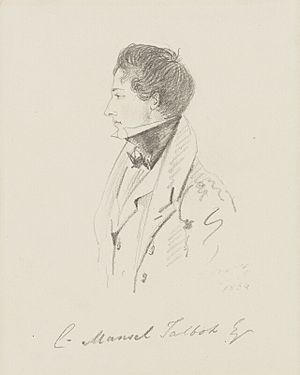 Christopher Rice Mansel Talbot by Alfred Count D'Orsay in 1834