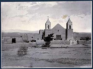 Church at Santa Cruz, WH Jackson, 1881