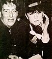 Circus Circus opening 1983 (Tallulah (left) Steve Strange (right))