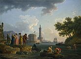 Claude-Joseph Vernet - A Sea-shore - c 1776 - National Gallery UK