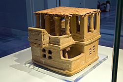 Clay house model from Archanes, 1700 BC, AMH, 19410, 145004