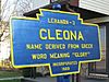 Cleona, PA Keystone Marker in 2009.jpg