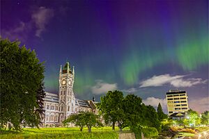 Clocktower Aurora at Midnight 3