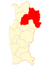 Location in Coquimbo Region