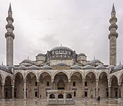 Cour mosquee Suleymaniye Istanbul