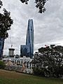 Crown Sydney Tower from Observatory Park