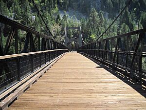 Doukhobor suspension bridge