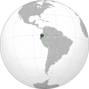 Ecuador (orthographic projection).svg