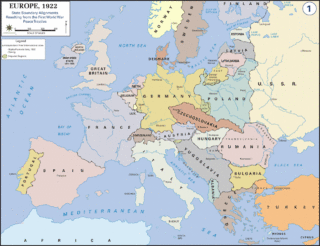 Europe in 1922