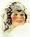 Face detail, Norma Talmadge art, from- Eternal Flame lobby card (cropped)