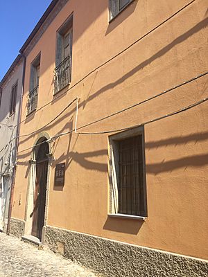 Former Gymnasium Carta Meloni in Santu Lussurgiu where Antonio Gramsci went in 1905 - 1907