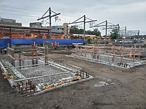 Foundation construction for National Coast Guard Museum (4), May 2025