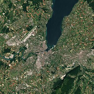 Geneva by Sentinel-2