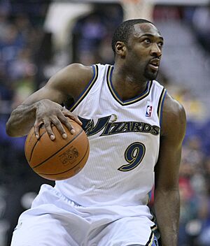 Gilbert Arenas dribbling November 2010