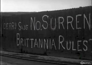 Graffiti in Derry in the 1920