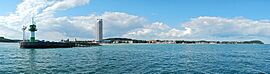 Hafeneinfahrt, Die Trave in Travemünde - panoramio.jpg