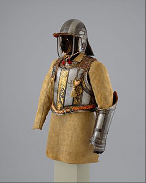 Harquebusier's Armor of Pedro II, King of Portugal (reigned 1683–1706) with Buff Coat MET DT755