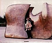 Henry Moore's sculpture, Q. E. Park, Vancouver