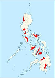 Home provinces of Philippine vice presidents 2022
