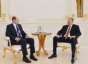 Ilham Aliyev met with Prime Minister of Slovenia, 2013 01
