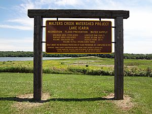 Information Sign - Lake Icaria, Iowa