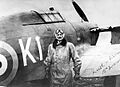 Keith Park and his Hurricane OK1, 1941