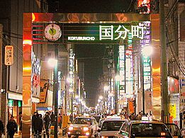Kokubuncho-dori ave. viewed from Jozenji-dori ave. cropped