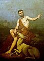 Léon Pallière - Sertório e sua corça, 1849