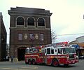 Ladder 137 backing in B116 jeh