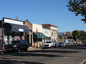 Looking down Main Street in Suisun City