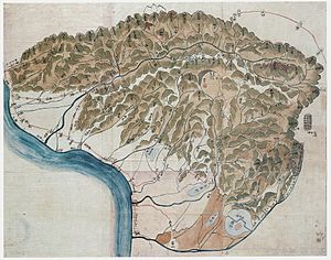 Map Okuyama Niikawa 1836