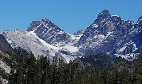 Overcoat Peak and Chimney Rock