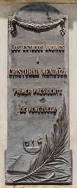 Placa a Cristobal Mendoza