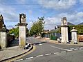 Portmore Park gate piers, Weybridge, Surrey