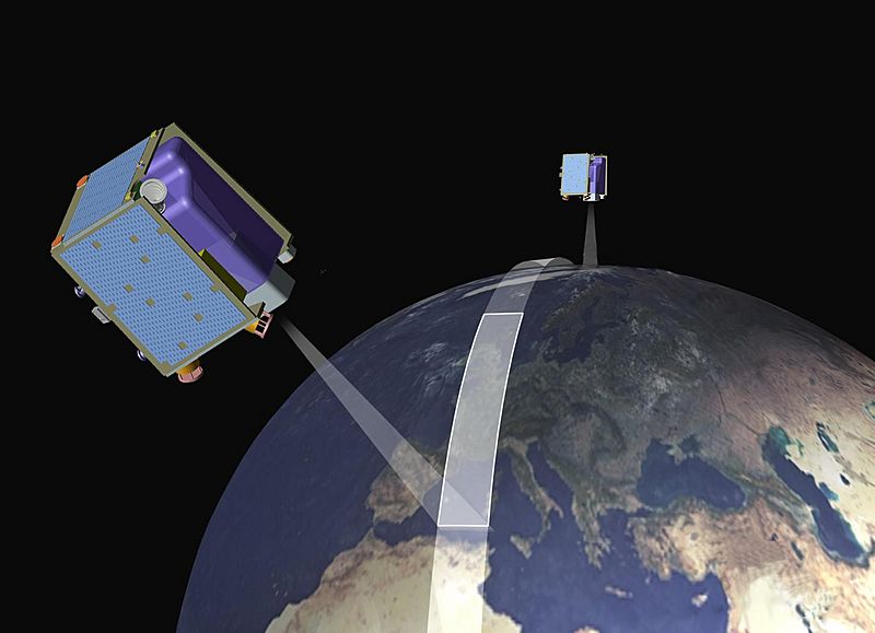 RapidEye Satellites Artist Impression