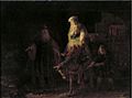 Rembrandt - The Departure of the Shunammite Woman.1
