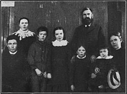 Reverend R. Tomlinson and Family. From page 191, "The Apostle of Alaska." - NARA - 297692