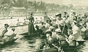 Rowing, Lucien Davis, 1898