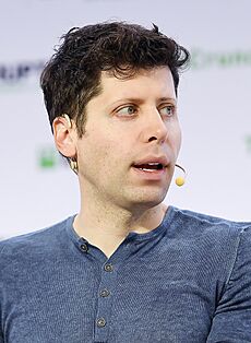 Sam Altman TechCrunch SF 2019 Day 2 Oct 3 (cropped) (cropped)