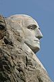 Sideview of George Washington Statue at Mt Rushmore
