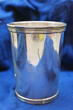 Silver mint julep cup