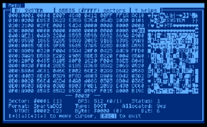 SpartaDOS X disk editor
