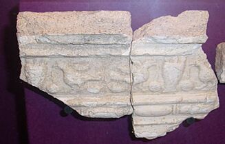 Stucco fragment fishbourne
