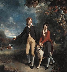 Thomas Lawrence - The Two Sons of the 1st Earl of Talbot - WGA12509